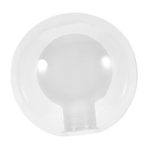 STOBAZA Glaskugel Lampenschirm Ersatz Øcm Weiß Glas Deckenleuchte Lampenschirm für Fassung Pendelleuchte Wohnzimmer Schlafzimmer Küchenbeleuchtung von STOBAZA