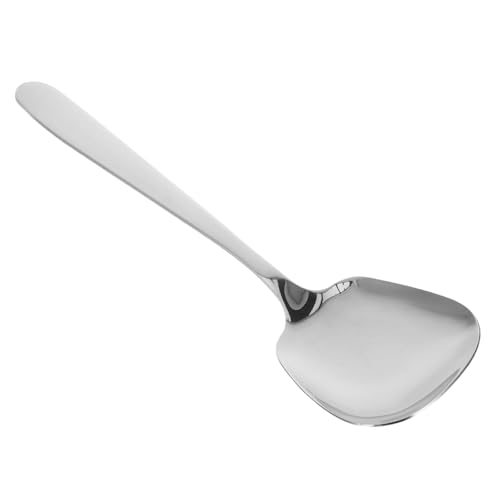 STOBAZA Edelstahl Servierlöffel Groß Für Buffet Salat Pastaplatten Kochlöffel Suppenlöffel Utensilien Kochutensilien Hotellöffel Löffel Edelstahl von STOBAZA