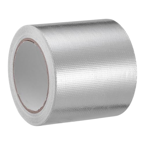 STOBAZA Hitzebeständiges Glasfaser aluminiumfolie Klebeband Selbstklebendes Reparaturband für Außenbereich Rohrisolierung Dichtungsband STOBAZA Hitzebeständiges Glasfaser aluminiumfolie Klebeband Selbstklebendes Reparaturband für Außenbereich Rohrisolierung Dichtungsband von STOBAZA