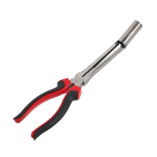 STOBAZA Hochwertige Zündkerzenzange mit Ergonomischem Griff Langlebiges Metall Kunststoffmaterial Vielseitiges Werkzeug für Autoelektrik Praktisches Spark Plug Wire Removal Tool für STOBAZA Hochwertige Zündkerzenzange mit Ergonomischem Griff Langlebiges Metall Kunststoffmaterial Vielseitiges Werkzeug für Autoelektrik Praktisches Spark Plug Wire Removal Tool für von STOBAZA