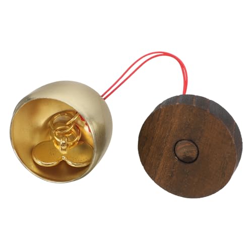 STOBAZA Ladenbesitzerglocke Holztürklingel Türklingel-Windspiel Hängende Klingelglocke Für Türen Und Kühlschränke Retro-türklingel Metalltürklingel von STOBAZA