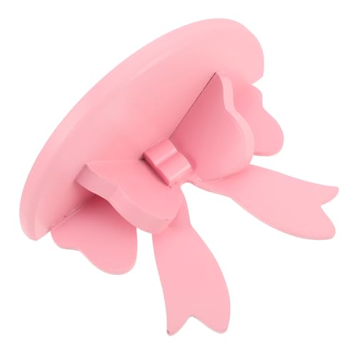 STOBAZA Holz Wandregal Rosa Schleife Wandmontage Ohne Bohren Dekoratives Regal für Mädchenzimmer Schlafzimmer Wohnzimmer Attraktives Aufbewahrungsregal Schadstofffrei STOBAZA Holz Wandregal Rosa Schleife Wandmontage Ohne Bohren Dekoratives Regal für Mädchenzimmer Schlafzimmer Wohnzimmer Attraktives Aufbewahrungsregal Schadstofffrei von STOBAZA