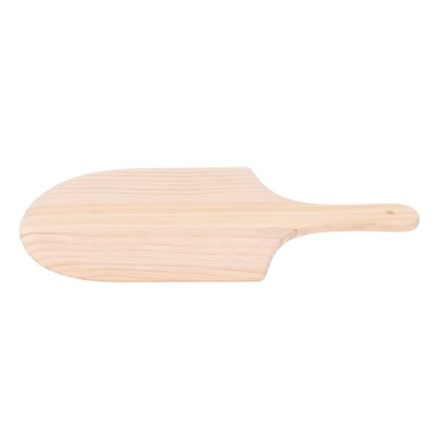 STOBAZA Holz pizzaschaufel mit Griff Pizzaheber aus Natürlichem Holz für Servieren und Backen von Pizza und Desserts Praktisches Küchenzubehör für Zuhause von STOBAZA