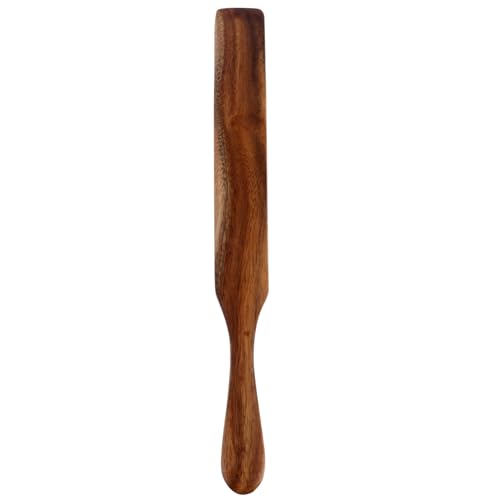 STOBAZA Holzspatel-Set Holzspatel Sauerteig-Pizzaheber Langer Griff Holzwender Kochutensilien Zum Salatmischen Rühren Wenden 28 Cm von STOBAZA