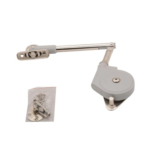 STOBAZA Hydraulischer Gasdruckdämpfer Kurzarm Schwerlast Gasfeder mit Schrauben für Schrank Klappdeckel bis Öffnung Robustes Metall Langlebige Dämpfung Einfache Montage von STOBAZA