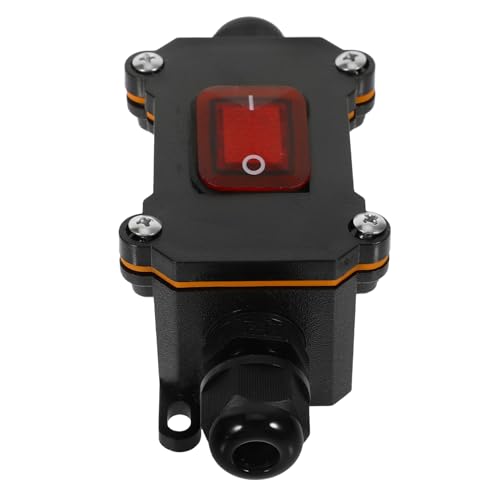 STOBAZA Inline Kabelschalter mit Positionen für Außenbereich Robuster Kippschalter für Industrie Einfache Installation Langlebige Materialien von STOBAZA