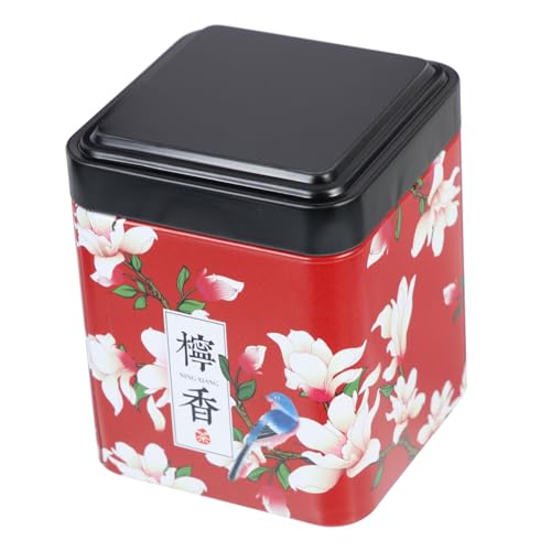 STOBAZA Japanischer Mini Metall teedose mit Luftdichtem Deckel Tragbare Teedose für Losen Tee Aromadichte Aufbewahrungsbox Platzsparend und Poliert für Tee und Kaffee von STOBAZA