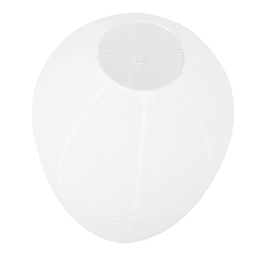 STOBAZA Japanischer Papier Lampenschirm Ovaler Falt Laterne aus Weißem Reispapier Minimalistisches Design Warmes Licht Einfach zu Montieren Geeignet für Wohnzimmer Schlafzimmer Esszimmer STOBAZA Japanischer Papier Lampenschirm Ovaler Falt Laterne aus Weißem Reispapier Minimalistisches Design Warmes Licht Einfach zu Montieren Geeignet für Wohnzimmer Schlafzimmer Esszimmer von STOBAZA