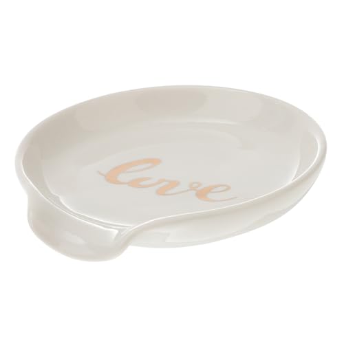 STOBAZA Keramik Löffelhalter Fondue Spoon Holder Porzellan Suppenkellenablage Multifunktionale Küchenutensilienhalterung Für Esslöffel Suppenkelle Chopsticks Robust Leicht Zu Reinigen von STOBAZA