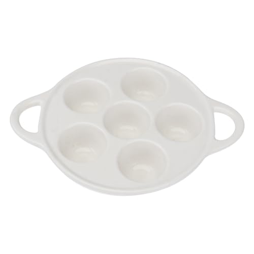 STOBAZA Keramik Schneckenplatte Backform Escargot Ofenfest Servierplatte für Meeresfrüchte Dessert Geeignet Langlebig und Hitzebeständig STOBAZA Keramik Schneckenplatte Backform Escargot Ofenfest Servierplatte für Meeresfrüchte Dessert Geeignet Langlebig und Hitzebeständig von STOBAZA