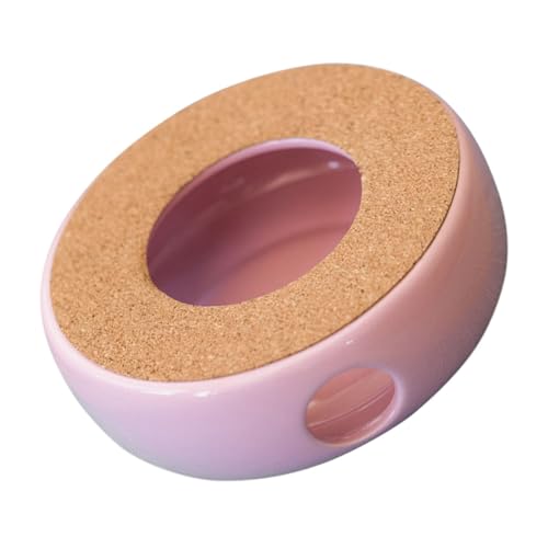 STOBAZA Keramik Teewärmer Stövchen mit Praktischer Heizfunktion und Keramikbasis Farbverlaufendes Teekannen Heizgerät in Rosa für Teeliebhaber Vielseitig als Teestövchen und Tischdeko von STOBAZA
