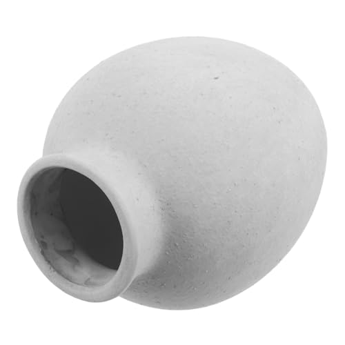 STOBAZA Keramikvase Rustikal Vintage-Keramik-blumenvase Dekorationsvase Für Wohnzimmer Schlafzimmer Büro Bücherregal Kaminsims Eingangsbereich von STOBAZA