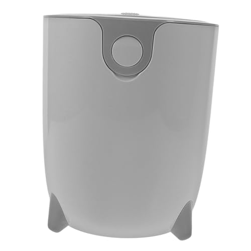 STOBAZA Kleiner Mülleimer mit Deckel Tragbarer Tischabfalleimer für Büro Schlafzimmer Wohnzimmer Kompakter Desktop Papierkorb Multifunktional und Stilvoll für Zuhause von STOBAZA