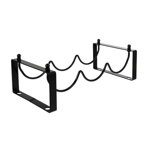 STOBAZA Kreatives Stapelbares Weinregal aus Schwarzem Metall für Flaschen Dekorativer Stabiler Weinhalter für Zuhause Hotel Bar und Restaurant Praktischer Weinschrank Organizer STOBAZA Kreatives Stapelbares Weinregal aus Schwarzem Metall für Flaschen Dekorativer Stabiler Weinhalter für Zuhause Hotel Bar und Restaurant Praktischer Weinschrank Organizer von STOBAZA