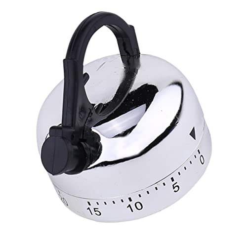 STOBAZA Küchenuhr Mechanischer Timer für Präzises Zeitmanagement Minuten Countdown für Kochen und Backen Robustes Design ohne Batterie für Studenten und Zuhause Silber STOBAZA Küchenuhr Mechanischer Timer für Präzises Zeitmanagement Minuten Countdown für Kochen und Backen Robustes Design ohne Batterie für Studenten und Zuhause Silber von STOBAZA