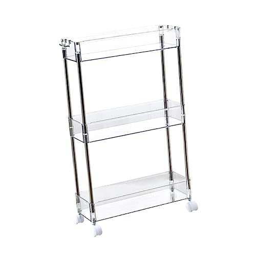 STOBAZA Küchenwagen mit und Transparente Aufbewahrungslösung für Küchenorganisation Platzsparend und Kompakt für Kleine Räume STOBAZA Küchenwagen mit und Transparente Aufbewahrungslösung für Küchenorganisation Platzsparend und Kompakt für Kleine Räume von STOBAZA