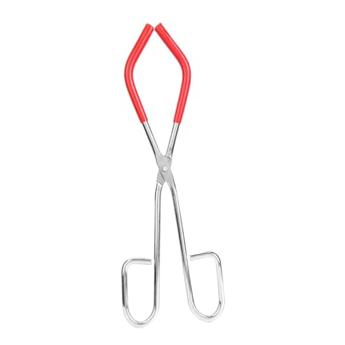 STOBAZA Labor Becherzange aus Korrosionsbeständigem Metall Praktischer Becherhalter für Wissenschaftliche Experimente Leicht Sicher für Schüler und Vielseitig Einsetzbar im Laborgebrauch von STOBAZA