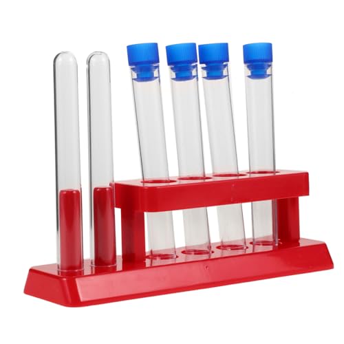 STOBAZA Labor Testrohrhalter und Reagenzgläsern Stabiler Gestellständer für Chemische Experimente Großer Fassungsvermögen Sicherer Halter für Forschung und Unterricht von STOBAZA