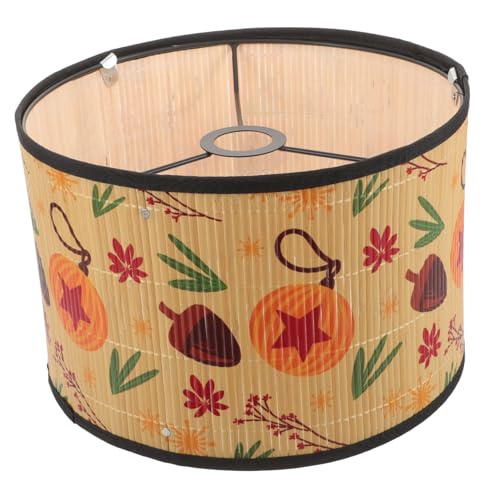 STOBAZA Lampenschirm Vintage Stil Metall und Naturmaterial Langlebig Dekorativ Einfache Montage für Tischlampe Wohnzimmer Schlafzimmer Weihnachtsdeko STOBAZA Lampenschirm Vintage Stil Metall und Naturmaterial Langlebig Dekorativ Einfache Montage für Tischlampe Wohnzimmer Schlafzimmer Weihnachtsdeko von STOBAZA