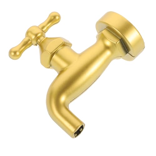 STOBAZA Magischer Fließender Wasserhahn Dekorationsbrunnen DIY Wasserhahn Zubehör Wohlstandsbringer für Garten Wohnzimmer Feng Shui Ornament Außenbereich von STOBAZA