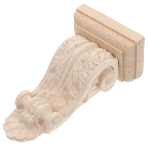 STOBAZA Massive Holzhalter Europäisches Design Geschnitzter Dekorativer Holzträger für Wandregal und Kaminumrandung Stabiles Vollholz Einfache Montage Rustikale Dekoration STOBAZA Massive Holzhalter Europäisches Design Geschnitzter Dekorativer Holzträger für Wandregal und Kaminumrandung Stabiles Vollholz Einfache Montage Rustikale Dekoration von STOBAZA