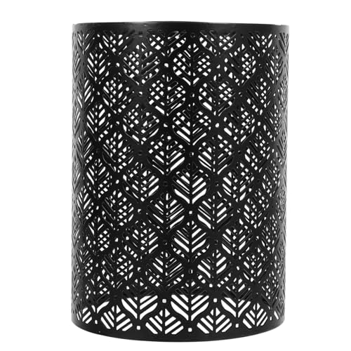 STOBAZA Mattschwarzer Zylindrischer Lampenschirm aus Metall Hohler Lampenschirm Langlebige Lampenschirmabdeckung für Tischlampen Installieren Vielseitig Einsetzbar für Wohnzimmer STOBAZA Mattschwarzer Zylindrischer Lampenschirm aus Metall Hohler Lampenschirm Langlebige Lampenschirmabdeckung für Tischlampen Installieren Vielseitig Einsetzbar für Wohnzimmer von STOBAZA