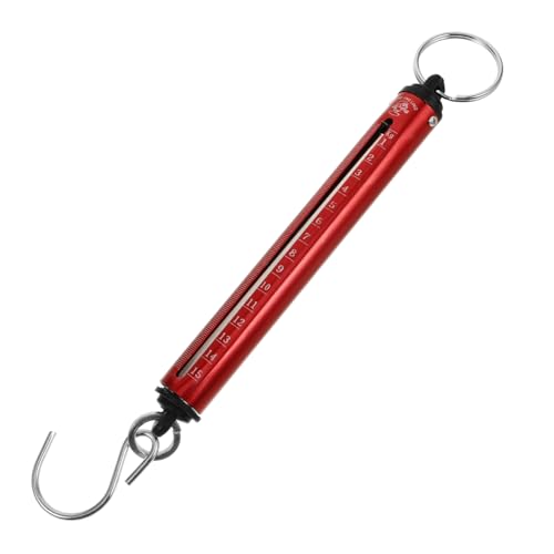 STOBAZA Mechanische Federwaage Tragbare Handwaage Mini Federzugwaage Hängende für Gepäck und Angeln Leichtes Präzises Wiegen mit Haken für Unterwegs von STOBAZA