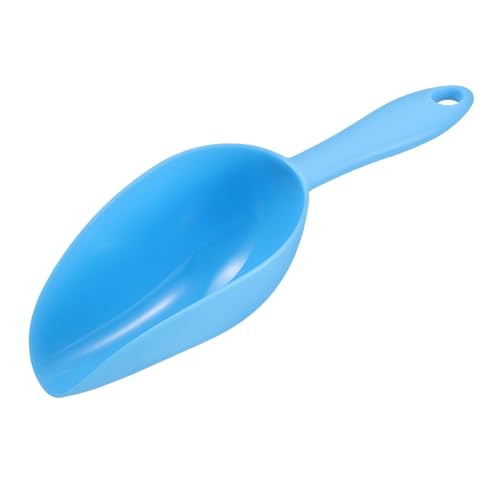 STOBAZA Mehrzweck Kunststoff Eisschaufel aus Langlebigem PP Material mit Schützendem Kopf für Lebensmittel Geeignet Blaue Küchenportionierer für Kaffee Tee Mehl und Wiederverwendbar von STOBAZA