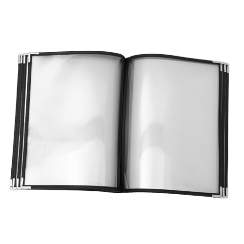 STOBAZA Menüordner Menühüllen Auswählen Menühalter Buch Diner Menü Restaurant Menühülle Ordner Menüordner Menühülle Für Café Menükartenhalter Café Restaurant Buch Transparentes Pvc von STOBAZA