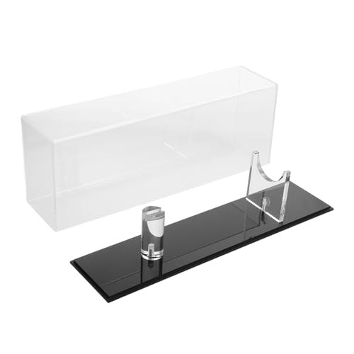 STOBAZA Messervitrine Acrylbox Transparenter Messerhalter Tablett Organizer Tragbare Sammlungsvitrine Zur Aufbewahrung Professionelle Präsentation von STOBAZA