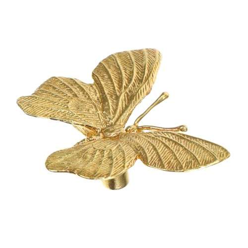 STOBAZA Messing Schmetterling Möbelgriff Vintage Schrankgriff Dekorativer Schubladenzug Für Küche Kommode Kleiderschrank Einfach Zu Montieren Robust Und Vielseitig STOBAZA Messing Schmetterling Möbelgriff Vintage Schrankgriff Dekorativer Schubladenzug Für Küche Kommode Kleiderschrank Einfach Zu Montieren Robust Und Vielseitig von STOBAZA