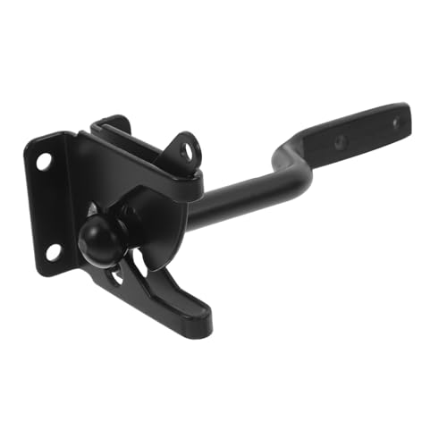 STOBAZA Metall Gartentor Riegel mit Federverschluss Robuster Zauntor Verriegelung für Scheunentüren und Holzzäune Sicherer Türriegel mit Zugkette für Outdoor Nutzung von STOBAZA
