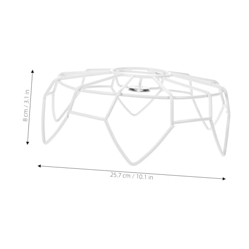 STOBAZA Metall Lampenschirmhalterung Robust Rostfrei DIY Lampenschirm Gestell Lampenrahmen für Tischlampen und Kronleuchter Zubehör Ø Stabile Tischleuchte Rahmen STOBAZA Metall Lampenschirmhalterung Robust Rostfrei DIY Lampenschirm Gestell Lampenrahmen für Tischlampen und Kronleuchter Zubehör Ø Stabile Tischleuchte Rahmen von STOBAZA