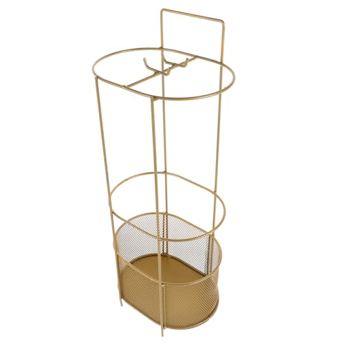 STOBAZA Metallischer Regenschirmständer Freistehender Regenschirmhalter Robuster Aufbewahrungseimer für Eingangsbereich Vielseitiger Regenschirm Organizer für Zuhause Stilvolles Design von STOBAZA