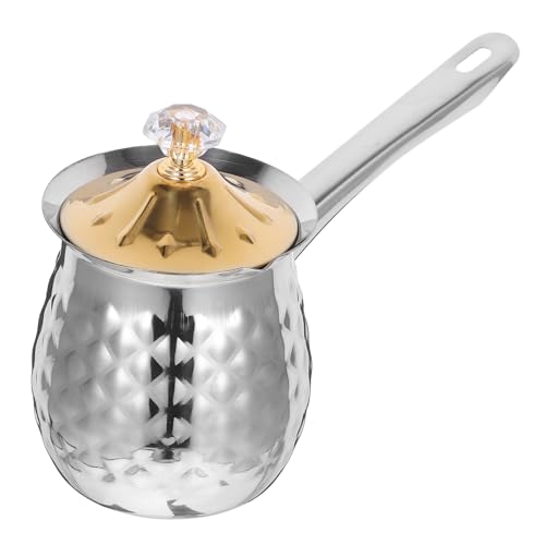 STOBAZA Milchkännchen Robuster und Eleganter Schäumbecher für Latte Cappuccino und für Kaffeeliebhaber Zufällig Gefärbter Deckel Zufällige Farbe STOBAZA Milchkännchen Robuster und Eleganter Schäumbecher für Latte Cappuccino und für Kaffeeliebhaber Zufällig Gefärbter Deckel Zufällige Farbe von STOBAZA