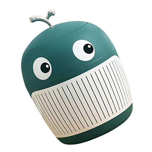 STOBAZA Mini Abfallkorb Wal Design Kleiner Desktop Müllbehälter für Home Office Niedlicher Tischabfalleimer mit Leichtem Deckel Praktischer Abfallkorb für Wohnzimmer STOBAZA Mini Abfallkorb Wal Design Kleiner Desktop Müllbehälter für Home Office Niedlicher Tischabfalleimer mit Leichtem Deckel Praktischer Abfallkorb für Wohnzimmer von STOBAZA
