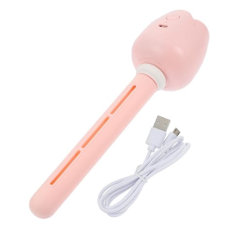 STOBAZA Mini USB Luftbefeuchter Tragbarer Air Humidifier mit USB Aufladung Kompakter Raumbefeuchter für Auto Büro und Zuhause Schönes Design in Rosa Praktischer Wasser Diffusor für Reise von STOBAZA