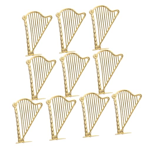 STOBAZA 10stücke Miniatur-musikinstrumente Modell Weihnachtsbaum Dekoration Hängend Ornament Basteln Fenster Türkranz Schmuck von STOBAZA