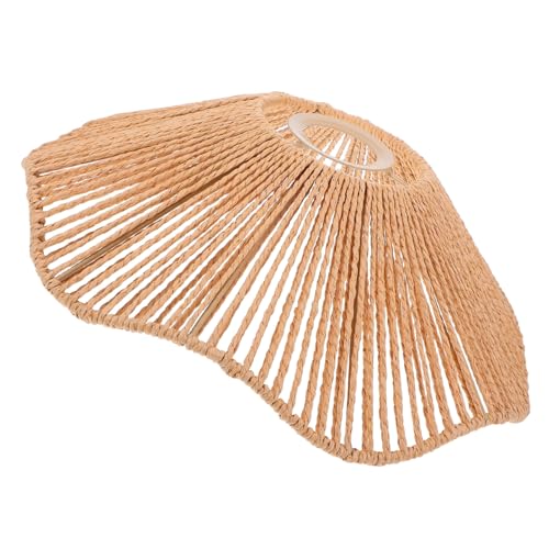 STOBAZA Minimalistischer Pendant Light Fitting mit Handgewebtem Rundem Lampenschirm Kleiner Lampenschirm für Tisch und Nachttischlampen Warmes Licht für Wohnzimmer Esszimmer und STOBAZA Minimalistischer Pendant Light Fitting mit Handgewebtem Rundem Lampenschirm Kleiner Lampenschirm für Tisch und Nachttischlampen Warmes Licht für Wohnzimmer Esszimmer und von STOBAZA