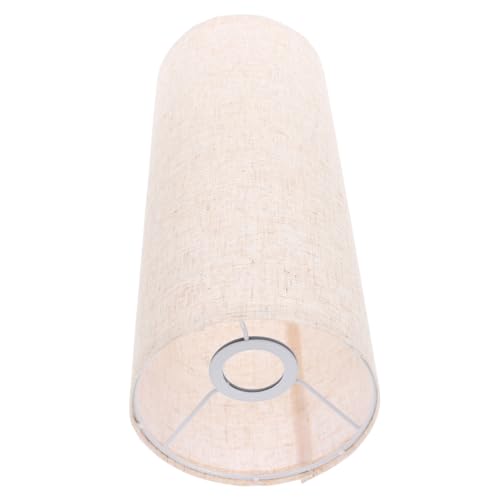 STOBAZA Minimalistischer Stoff Lampenschirm Vintage Design Installieren Weiches Licht für Stehlampe Wohnzimmer Ersatzschirm für Tisch Bodenlampen von STOBAZA