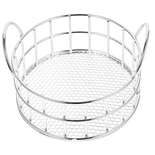 STOBAZA Moderner Metallkorb mit Katzenohren Design Doppelter Griff Vielseitiger Aufbewahrungskorb für Schreibtisch Kosmetik und Büro Kompakter Organizer in Silber Stilvoller Haushaltskorb STOBAZA Moderner Metallkorb mit Katzenohren Design Doppelter Griff Vielseitiger Aufbewahrungskorb für Schreibtisch Kosmetik und Büro Kompakter Organizer in Silber Stilvoller Haushaltskorb von STOBAZA