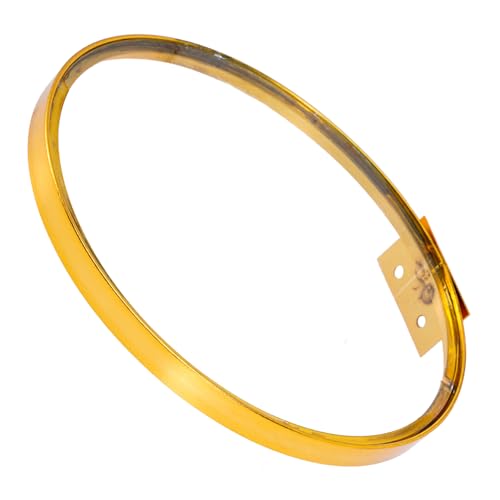 STOBAZA Moderner Runder Wandregal Wanddeko Wohnzimmer Dekoration Schlafzimmer Wandablage aus Robustem Material Platzsparend für Bad Küche Schlafzimmer zur Stilvollen Präsentation und von STOBAZA