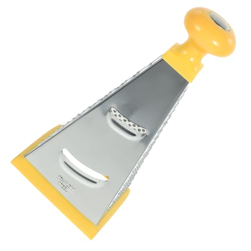 STOBAZA Multifunktionaler Gemüseschneider aus Edelstahl Vielseitige Käsereibe und Gemüseschneider mit Ergonomischem Griff Schnelles und Müheloses Schneiden für Küche und Zufällige Farbe von STOBAZA