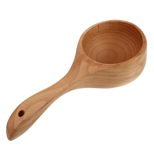 STOBAZA Multifunktionaler Holzlöffel aus Buchenholz Stabiles Bade und Saunalöffel mit Großem Fassungsvermögen Ergonomischer Griff Vielseitig als Wasserschöpfer und Küchenschöpflöffel STOBAZA Multifunktionaler Holzlöffel aus Buchenholz Stabiles Bade und Saunalöffel mit Großem Fassungsvermögen Ergonomischer Griff Vielseitig als Wasserschöpfer und Küchenschöpflöffel von STOBAZA
