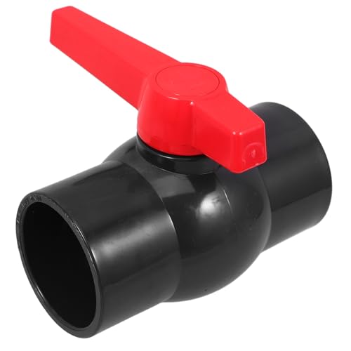 STOBAZA PVC Kugelhahn Stop Ventil Steckmuffe Wasserhahn Anschlussstück Wartungsventil für Waschmaschine Garten Pool Rohrsysteme Langlebig und Installieren von STOBAZA