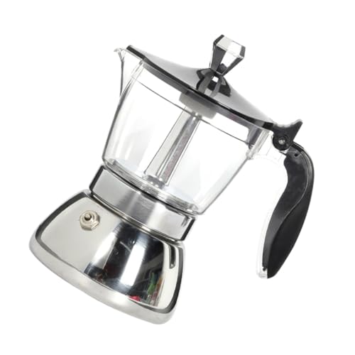 STOBAZA Pot Espresso aus Transparentes Design für Zuhause Restaurant Hochwertige Kaffeekanne mit Feiner Verarbeitung STOBAZA Pot Espresso aus Transparentes Design für Zuhause Restaurant Hochwertige Kaffeekanne mit Feiner Verarbeitung von STOBAZA