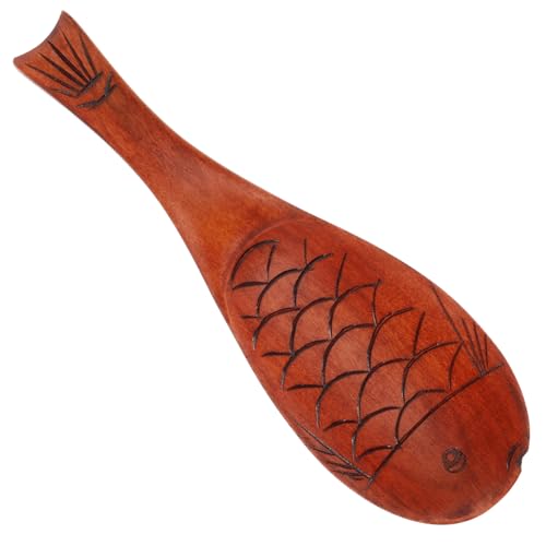 STOBAZA Reislöffel aus Holz Ergonomisch Geformt Multifunktionaler Reisspachtel und Rührlöffel Leichtes Küchenutensil für Haushalt und Gastronomie Komfortabler Griff Langlebig und von STOBAZA