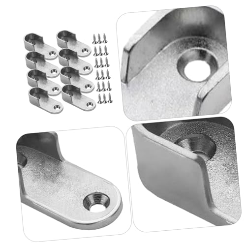 STOBAZA Robuste Kleiderstangenhalterung aus Dickem Material Stabiler Kleiderstangen Endhalter für Bequeme Montage Modernes Design für Kleiderschränke Geeignet für Schwere STOBAZA Robuste Kleiderstangenhalterung aus Dickem Material Stabiler Kleiderstangen Endhalter für Bequeme Montage Modernes Design für Kleiderschränke Geeignet für Schwere von STOBAZA