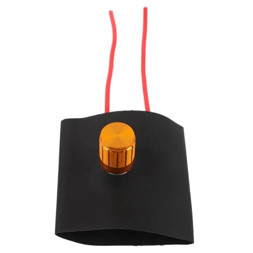 STOBAZA Rotary Drehdimmerschalter für LED Streifen Einstellbarer Helligkeitsregler mit Schutzmantel Potentiometer für Tischlampen und Wandlampen Goldfarbener DIY für LED Leuchten von STOBAZA