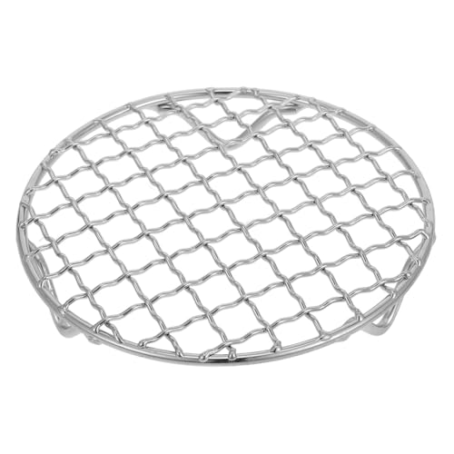 STOBAZA Rundes Grillrost aus Rostfreiem Edelstahl mit Feinem Schutznetz Vielseitiges Back und Grillgitter Kompatibel mit Heißluftfritteuse und Elektro Keramikherd Robust und STOBAZA Rundes Grillrost aus Rostfreiem Edelstahl mit Feinem Schutznetz Vielseitiges Back und Grillgitter Kompatibel mit Heißluftfritteuse und Elektro Keramikherd Robust und von STOBAZA